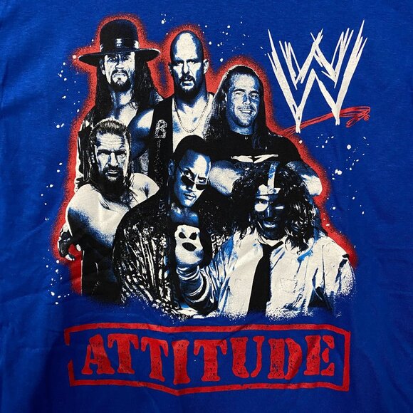 WWE Attitude Era Graphic Design T-shirt Medium - Picture 2 of 4
